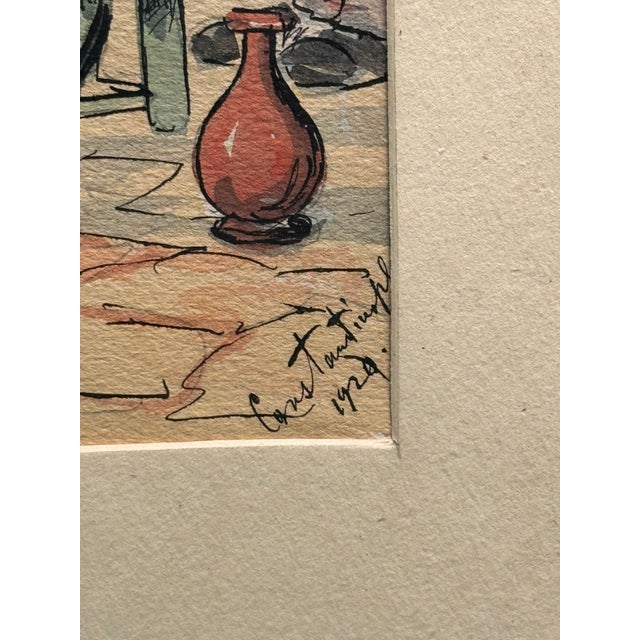 After Karelin Mitrich, Figurative Composition, 1920s, Watercolor For Sale - Image 3 of 8