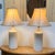 Design Plus Gallery presented a Pair of Quilted Body Table Lamps from Catalina Lighting. These quilted body table lamp...