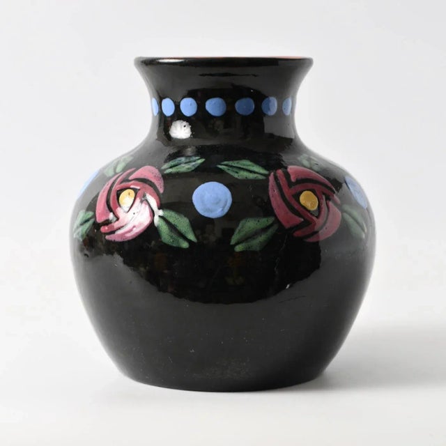 Belgian Art Deco Pottery Vase, 1920s For Sale - Image 4 of 8