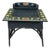 Antique 1940’s Pennsylvania Dutch Wicker and Wood Writing Desk With Handpainted Hex Signs For Sale