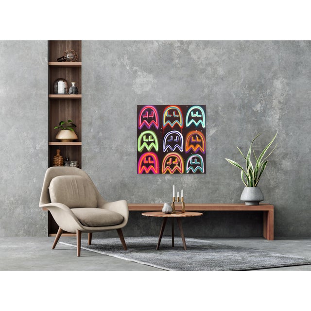 Los Angeles artist Amber Goldhammer paints dramatic abstract compositions in acrylic on canvas featuring energetic...