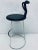 Black Nobu Tanigawa "Nardis" Bar Stools for Fasem Italy, Set of Two For Sale - Image 8 of 13