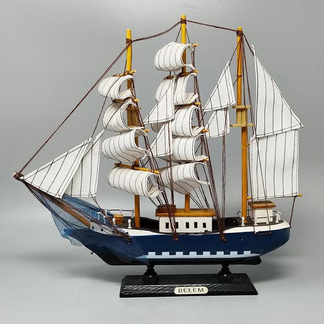 Belem Model Ship, England, 1970s For Sale - Image 4 of 8