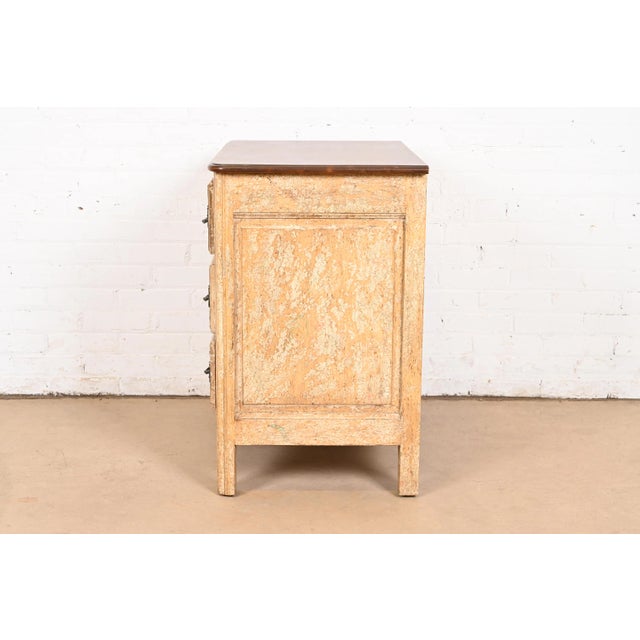 Minton Spidell French Provincial Louis XV Bedside Chest For Sale - Image 9 of 12