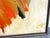 1960s Vintage MCM Large 47" Orange Abstract Modern Painting Signed Harris For Sale In Denver - Image 6 of 12