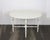 Traditional Vintage Oval Coffee Table With Faux Bamboo Legs For Sale - Image 3 of 7