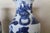 Ceramic Pair of Blue & White Chinese Porcelain Figural Scenic Vases W/ Doyle Provenance For Sale - Image 7 of 8