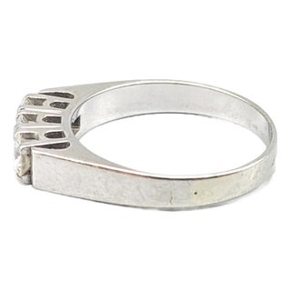 Ring in White Gold with Diamonds For Sale