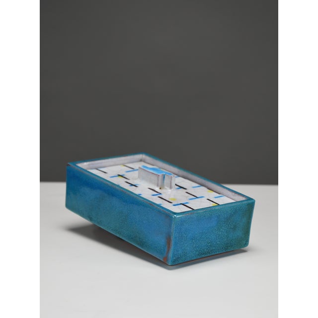 Bauhaus Ceramic Zuckerdose Box by Uffrecht & Co., Neuhaldensleben, 1930 For Sale - Image 14 of 14