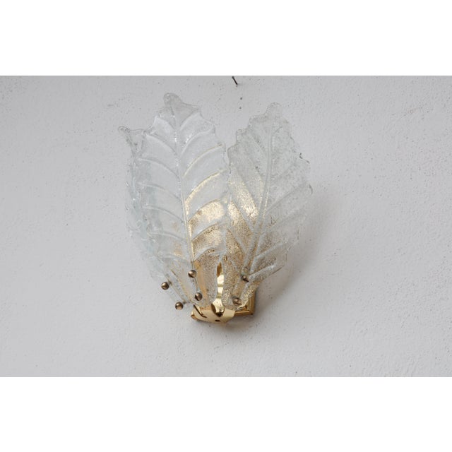1970s Taormina Murano Ceiling Light and Murano Glass Wall Light - Set of 3 For Sale - Image 9 of 14