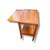 Vintage Teak Drop-Leaf Drinks Trolley on Castors For Sale - Image 3 of 12