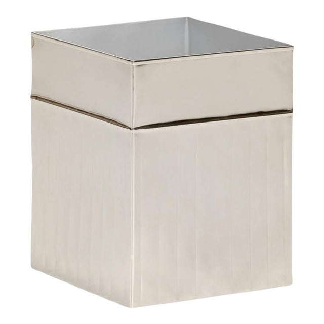 Wildwood Wallace Wastebasket - Nickel For Sale