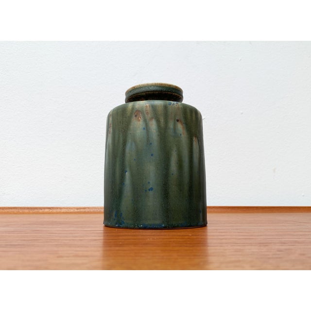 Mid-Century Minimalist Studio Pottery Vase by Rolf Weber for Rolf Weber Steinzeug, 1960s For Sale - Image 18 of 18