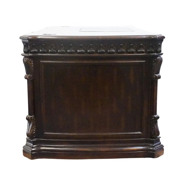 Coaster Furniture Tucker Collection Walnut Contemporary Traditional 72" Executive Computer Desk For Sale - Image 12 of 12