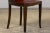 1930s French Art Deco Maple Gondola Dining Chairs W/ Red Faux Leather - Set of 6 For Sale - Image 9 of 18