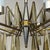 1950s Large Mid-Century Italian Sculptural Chandelier in Brass and Glass, Italy, 1950s For Sale - Image 5 of 18