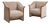 Mid 20th Century Pair Of Art Deco Style Armchairs For Sale