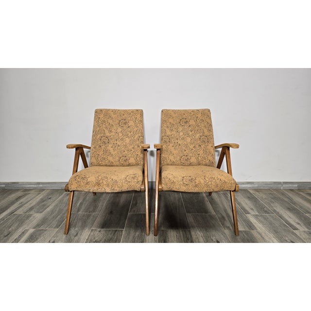 Mid-Century Armchairs, Set of 2 For Sale - Image 10 of 13