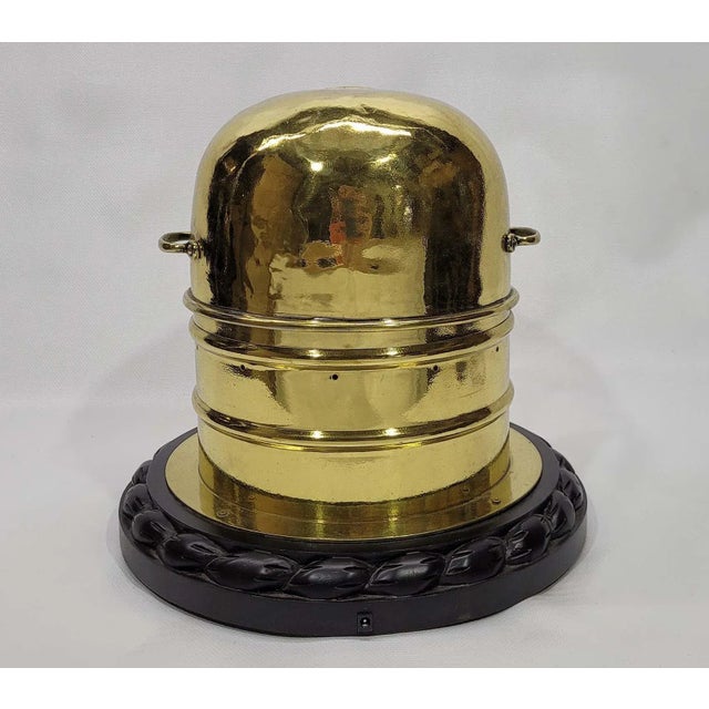 Brass Yacht Binnacle Compass For Sale In Boston - Image 6 of 10