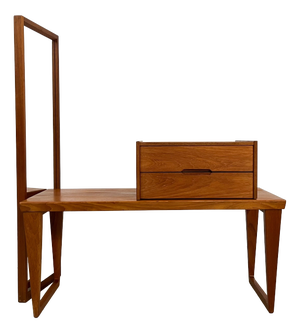 Teak Model 32 and 35 Entryway Set by Aksel Kjersgaard, 1960s, Set of 2
