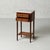 19th Century Belgian Louis XVI Mahogany and White Marble Top Nightstand For Sale - Image 4 of 6