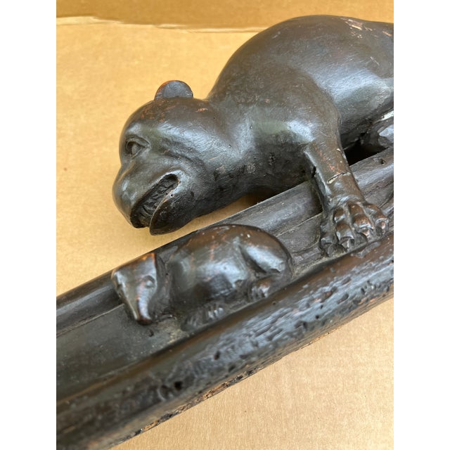 15th Century & Earlier English Medieval Extremely Rare Church Pew Animal Carvings - Set of 2 For Sale - Image 5 of 12
