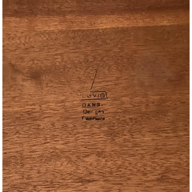 1960s Danish Lovig Square Coffee Table With Drawer, Open Shelves & Original Casters For Sale - Image 12 of 16