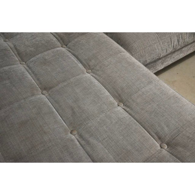 Large 140” Modern Grey Sectional Sofa For Sale - Image 11 of 11