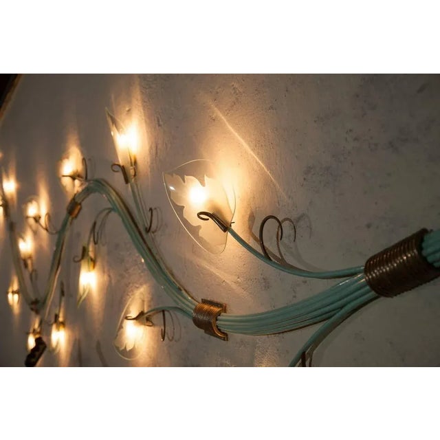 Metal Long Wall Lamp from Fontana Arte, 1950s For Sale - Image 7 of 13