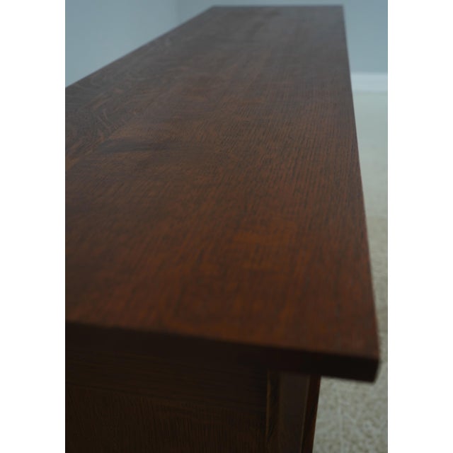 Brown Stickley Harvey Ellis Arts & Crafts Tv Media Cabinet For Sale - Image 8 of 18