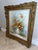 This is a beautiful vintage floral oil painting on canvas, signed by Artist Alex, and framed in an ornate, heavy gilded...