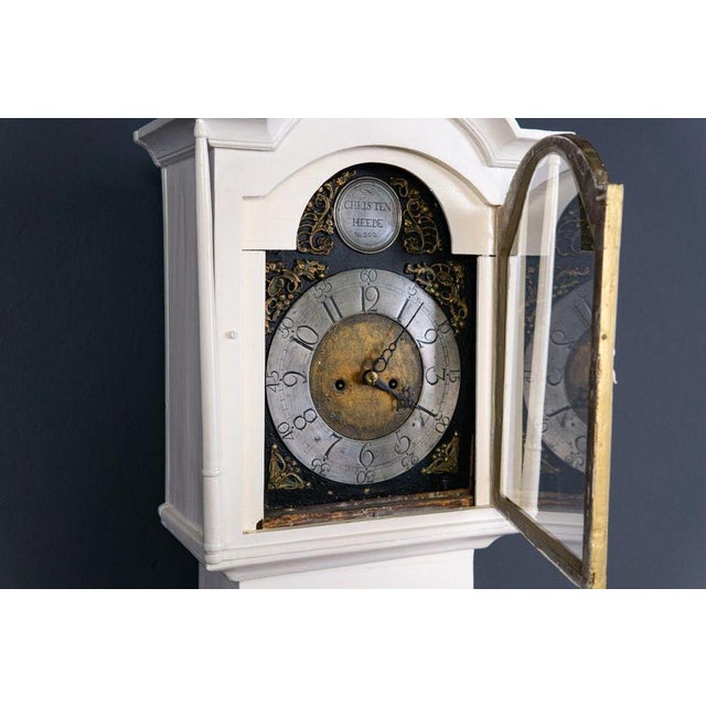 First half of the 19th Century Grandfather Clock, Denmark For Sale - Image 12 of 17