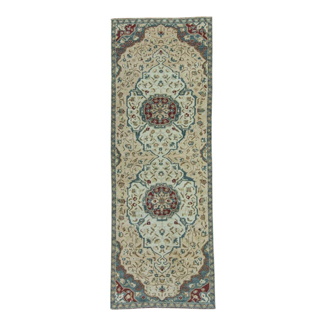 Turkish Vintage Rug 3'7" x 10'1" #20830 For Sale