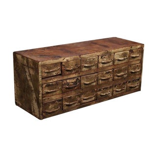 1950s Metal Storage Cabinet For Sale