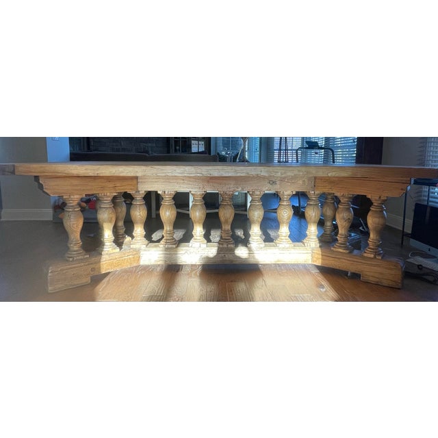 2010s Restoration Hardware 15 Baluster Desk / Table For Sale - Image 5 of 6