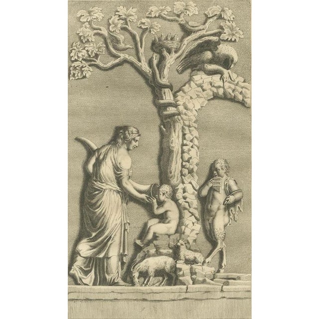 Early 18th Century After Bernard de Montfaucon, Bellori Roman Relief with Children and Animals, 1721, Engraving For Sale - Image 5 of 10