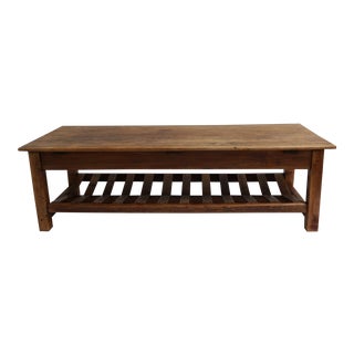 Vintage English Pine Coffee Table by George Hinchliffe For Sale