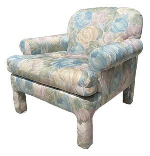 Vintage Floral Upholstered Accent Chair | Cottagecore & Grandmillennial Style