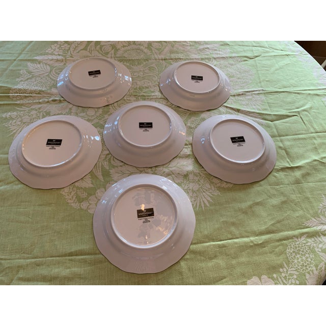Vintage Wedgwood English Cottage Rose Salad or Dessert Plates Set of 6 For Sale In Palm Springs - Image 6 of 12