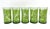 Vintage Green Fern Botanical Highball Glasses – Mid-Century Modern / Tropical - Set of 5 For Sale In Houston - Image 6 of 13