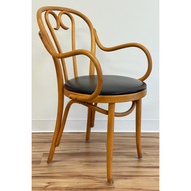Mid 20th Century Vintage Bistro Cafe Bentwood Chairs, S/4 For Sale - Image 5 of 11