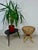 Boho Chic Vintage Rattan Stool, 1970s For Sale - Image 3 of 12