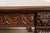 R. J. Horner Style Monumental Antique Victorian Carved Oak Extension Dining Table, Newly Refinished For Sale - Image 14 of 16