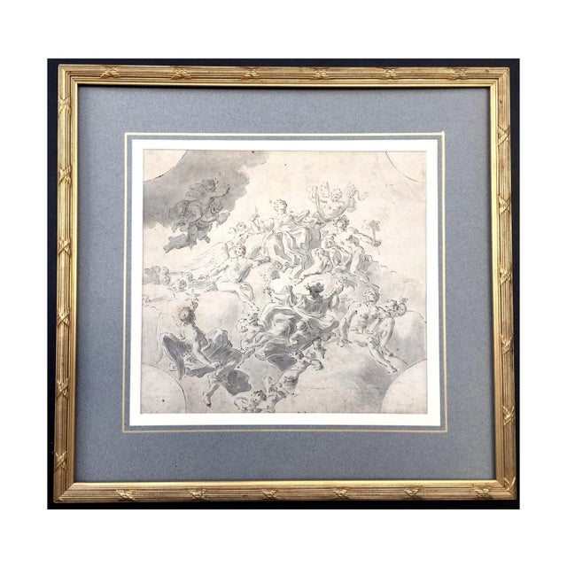 18th Century Original Drawing, Circle of Giovanni Battista Tiepolo For Sale - Image 11 of 11