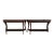 Mahogany Console Tables by Woodbridge Pair 56 Inch For Sale