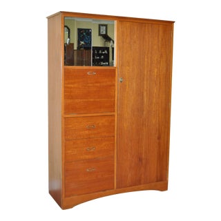 1960s Vintage Compactum Robe Cabinet For Sale