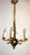 Antique French Swan Brass 4-Light Chandelier, 1950s For Sale - Image 4 of 12