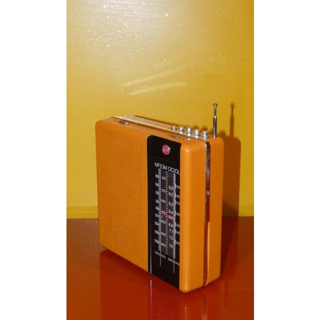 Black Portable Radio from CGE, Italy, 1970s For Sale - Image 8 of 16