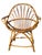 Wood Rattan Armchairs, France, 1960s, Set of 6 For Sale - Image 7 of 12