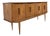 Mid-Century Teak Sideboard with Curved Front and Brass Feet from Argosy Furniture, 1960s For Sale
